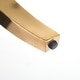 preview thumbnail 53 of 75, GDFStudio - Modern Dining Chair Set with Curved Gold-Plated Legs & Rivet Trim (Set of 2)