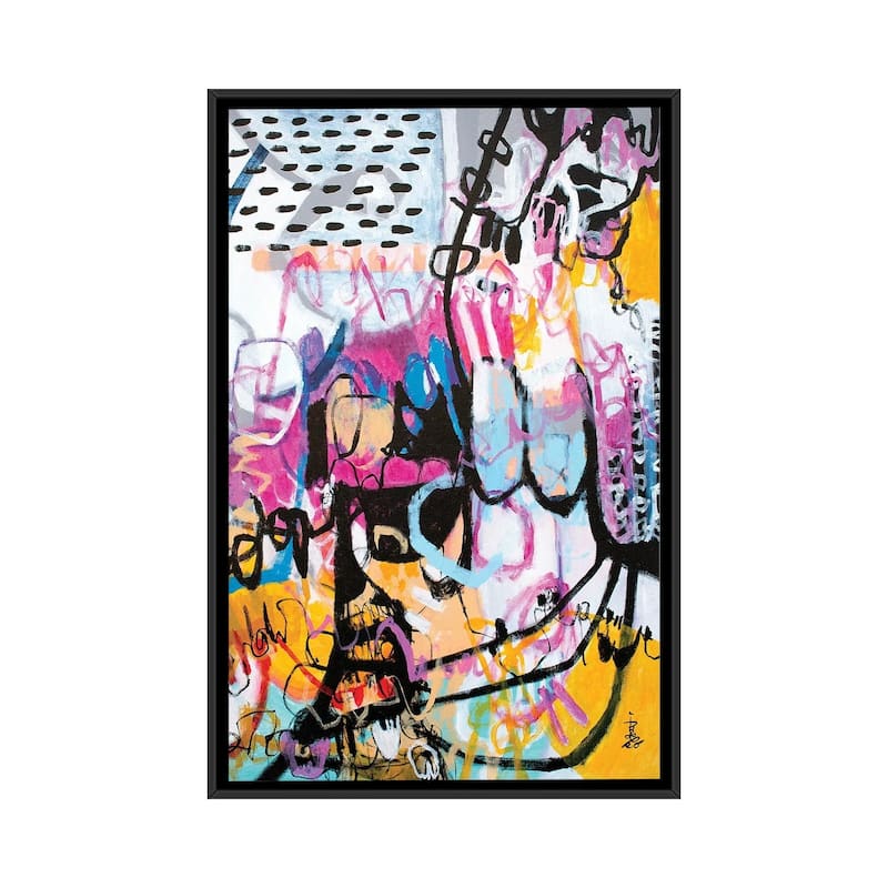 "Dream Catcher" by Misako Chida Framed - Black - 26x18