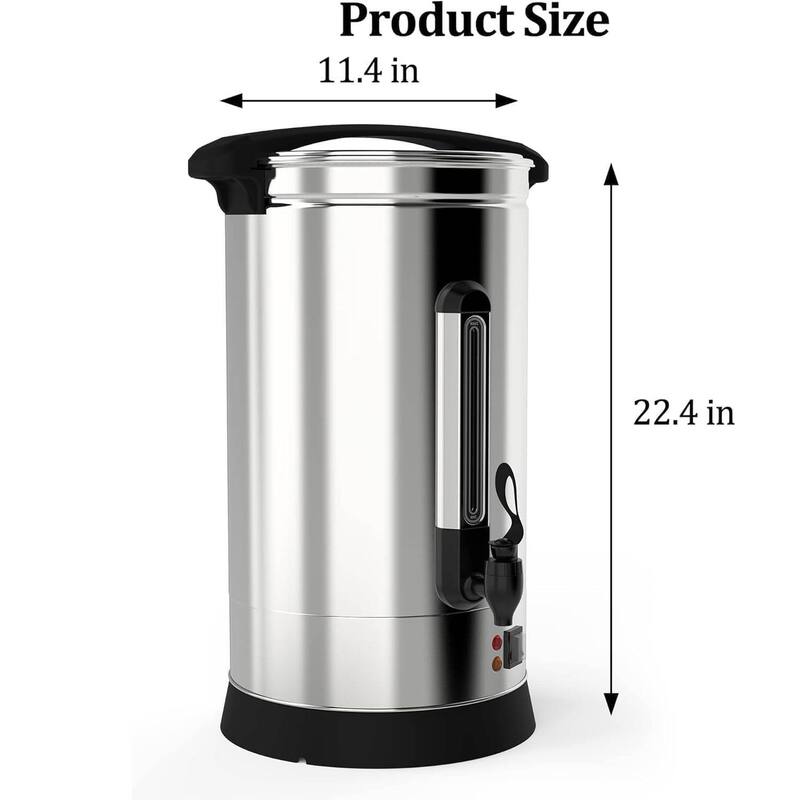 Commercial Coffee Urn with Double Wall Insulation for Weddings, Parties, Catering, Buffets