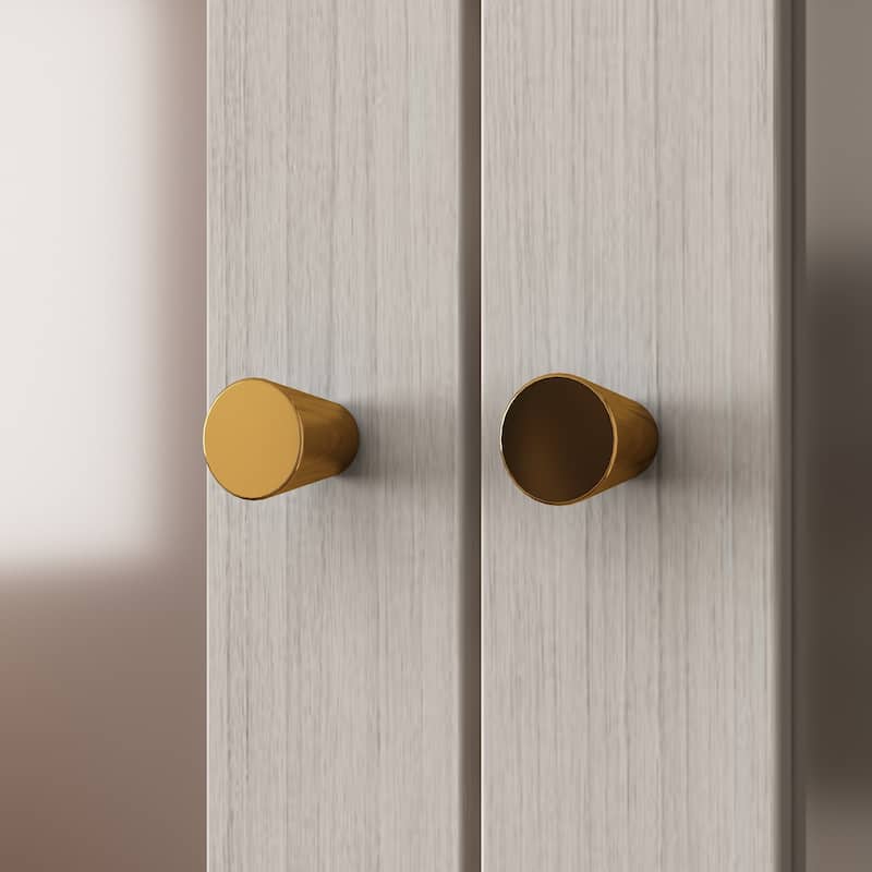 Modular Modern Glass Door Wardrobe:Storage Closet Solution Armoire