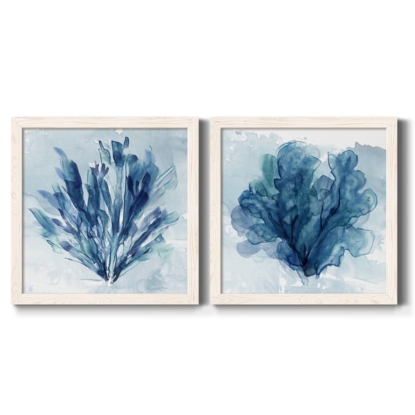slide 2 of 3, Coastal Coral I-Premium Framed Canvas - Ready to Hang