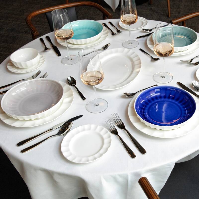 Fortessa Blyss Bone China, Platter, White - 12.5x9.4" Platter