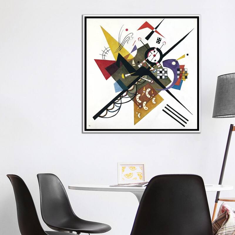 iCanvas "On White II, 1923" by Wassily Kandinsky Framed Canvas Print
