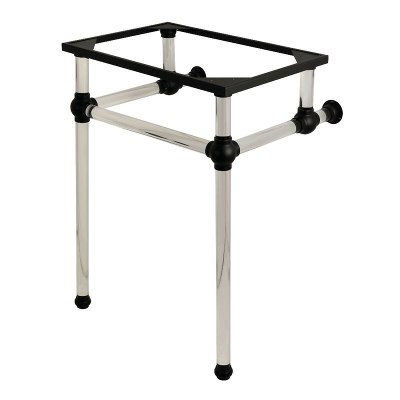 Kingston Brass Templeton Acrylic Console Sink Legs - Matte Black