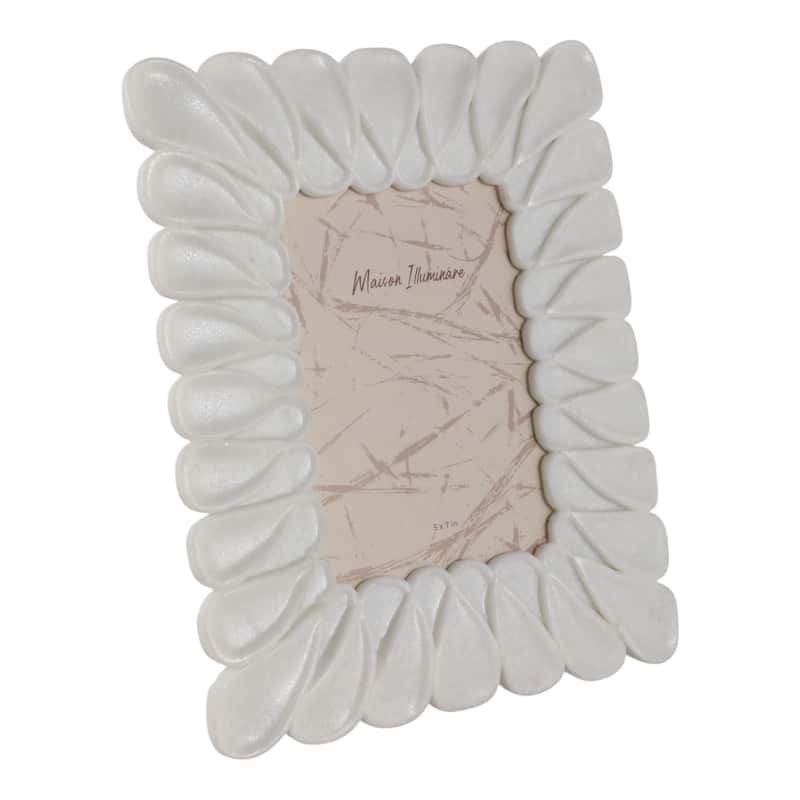 Resin Photo Frame Sculpted Dimensional Design and Textured Contours