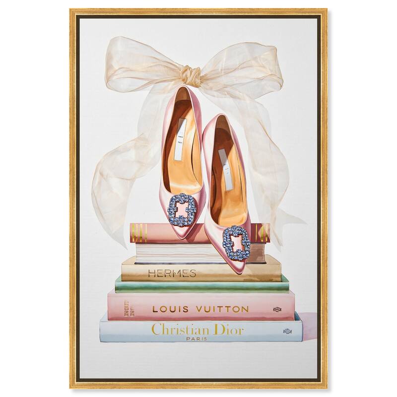 Designer Library Canvas by Art Remedy - Gold - 20" x 30"