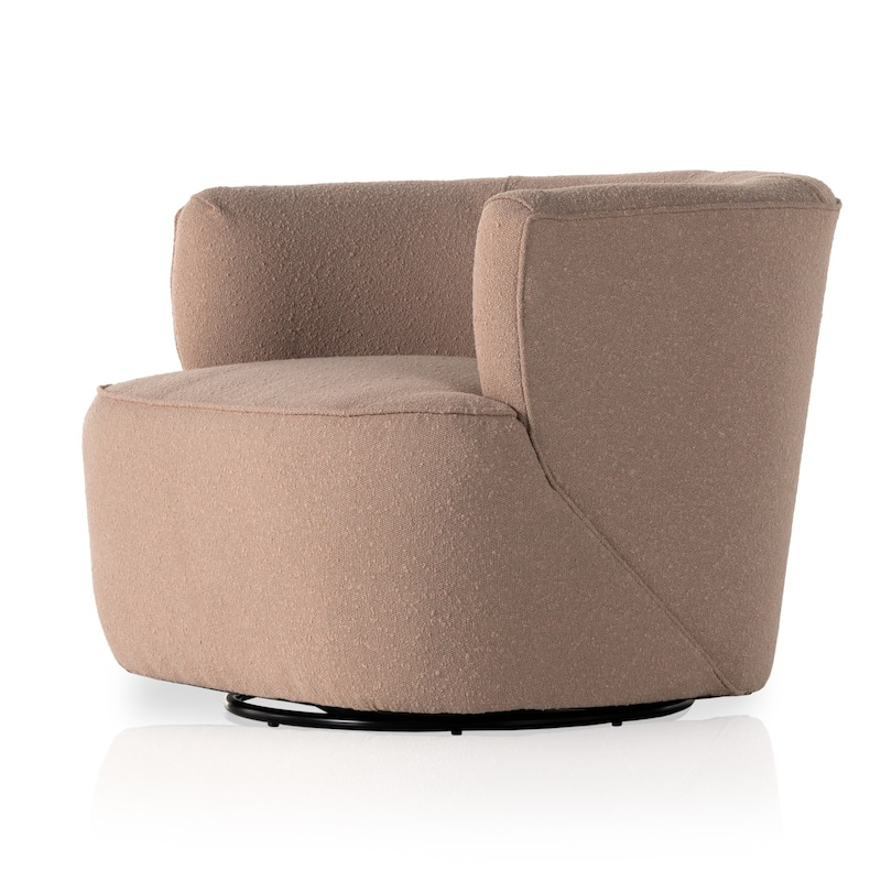 Vivian Swivel Chair-Barlow Blush