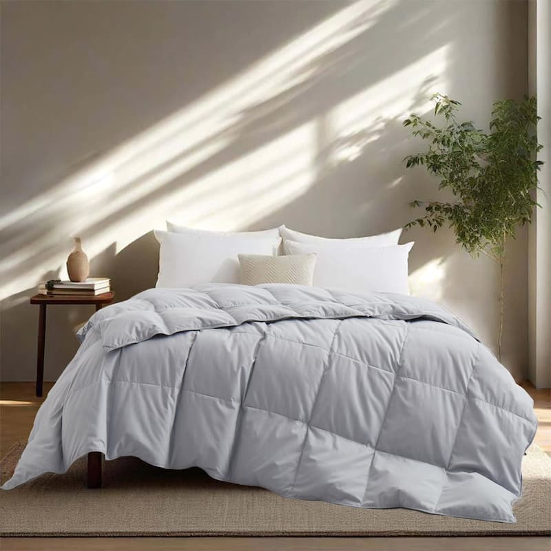 Lightweight Premium White Goose Down Comforter Duvet Insert for Summer