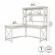 preview thumbnail 17 of 70, Key West 60W L Shaped Desk with Hutch by Bush Furniture