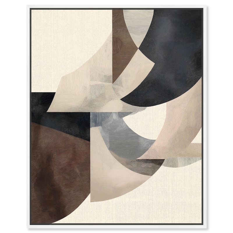 Planar Curves Canvas by Art Remedy - White - 16" x 20"