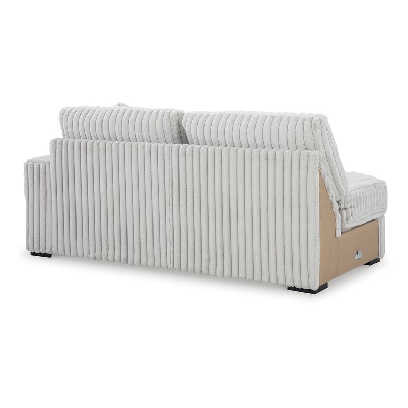 Signature Design by Ashley Stupendous White 2-Piece Sectional with Chaise - 141" W x 67" D x 41" H