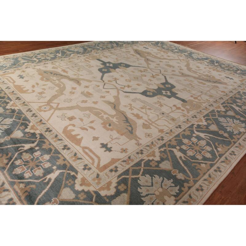Oushak Oriental Large Area Rug Handmade Wool Carpet - 12'0" x 15'0"