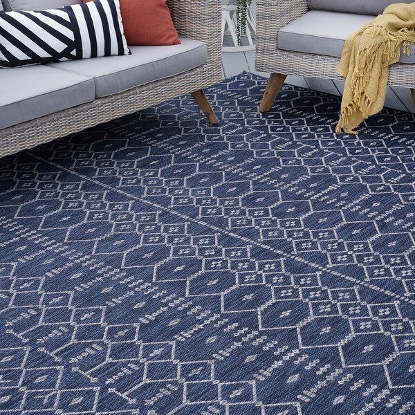 Porch & Den Becket Contemporary Geometric Area Rug. Opens flyout.