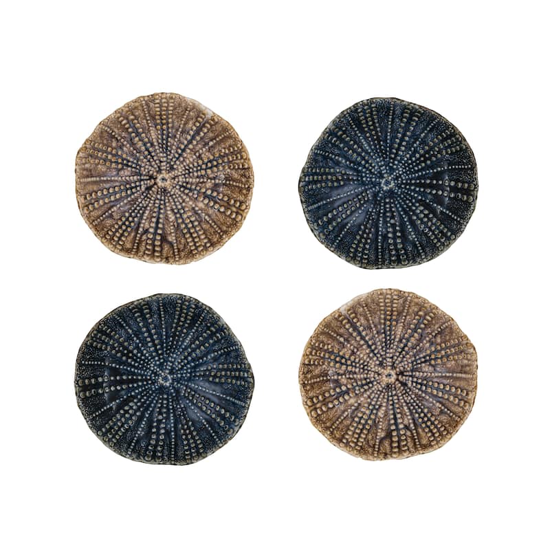 Stoneware Dish with Embossed Dots in Two Styles