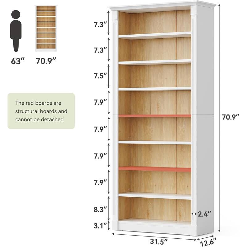 Tall 7-Tier Space-Saving Vertical Shoe Cabinet