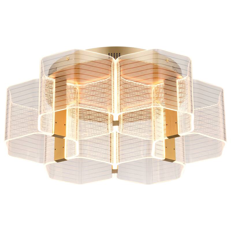 Nuvo Lighting 62/2402 Kenzo 21" Wide Semi-Flush LED Ceiling Fixture