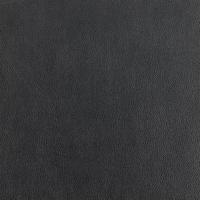 Poni Swivel Counter Stool Chair, Black Faux Leather Seat, Iron Base