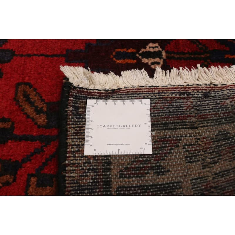 ECARPETGALLERY Hand-knotted Anadol Red Wool Rug - 3'3 x 10'0