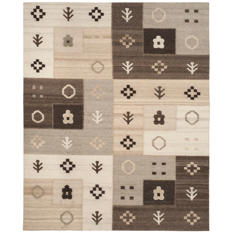 SAFAVIEH Hand-knotted Kenya Dinja Southwestern Tribal Wool Rug