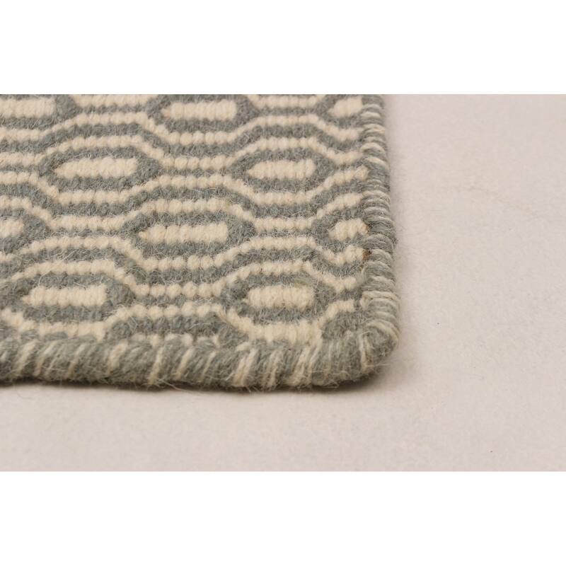 Nevada Grey Kilim 5'3" x 7'6" - 5'3 x 7'6