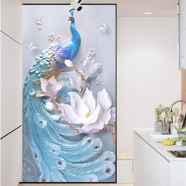 Shop Chezmax Decorative Privacy Window Film No Glue Frosted Glass
