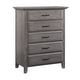 preview thumbnail 1 of 4, Chandler 5 Drawer Dresser Graphite Gray Graphite Gray