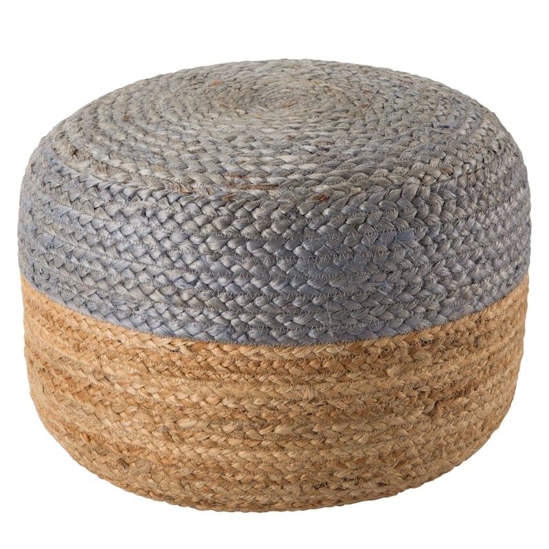 Sangam Round Jute Pouf