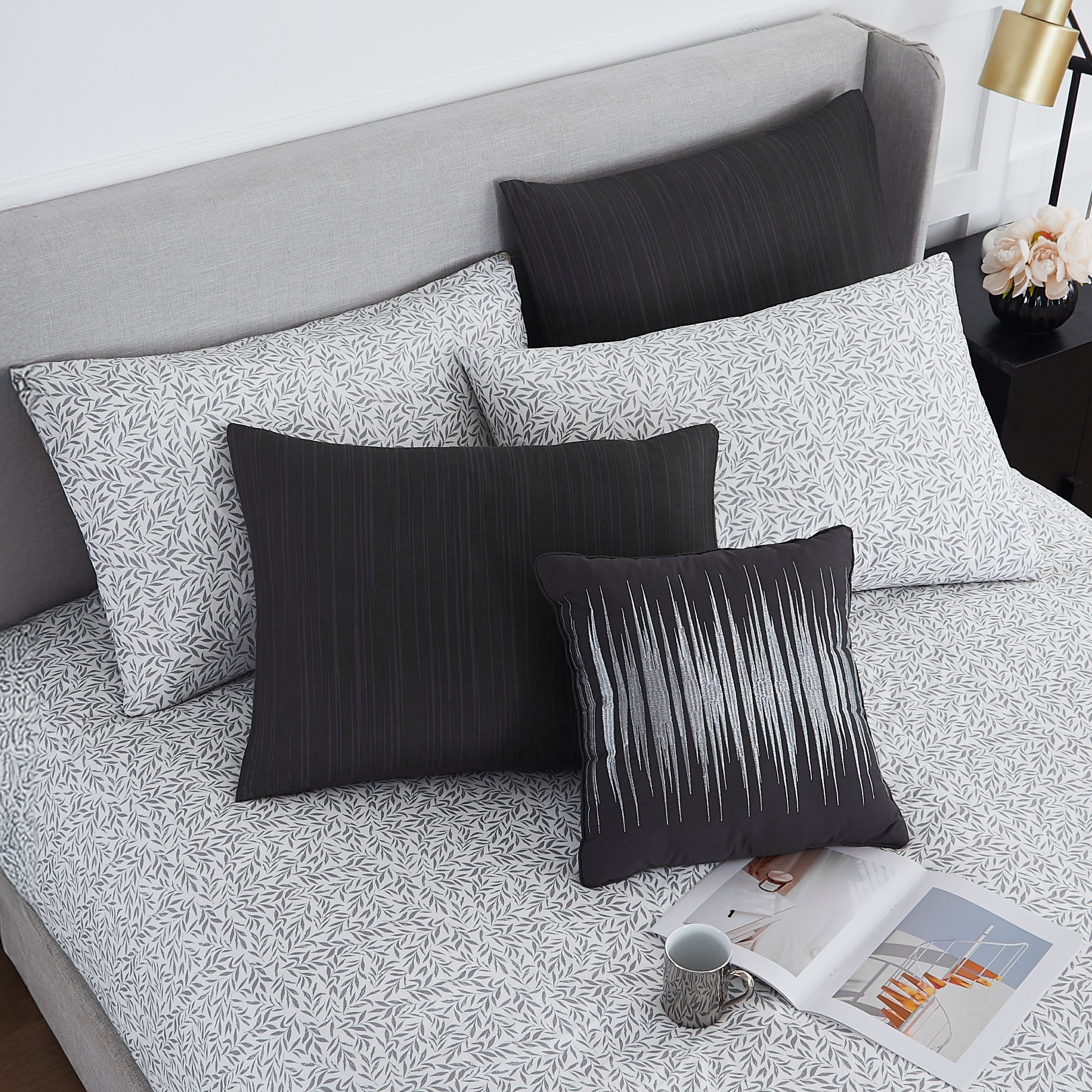 Nine West Lena Comforter Set 8-Piece Bed in a Bag - Overstock