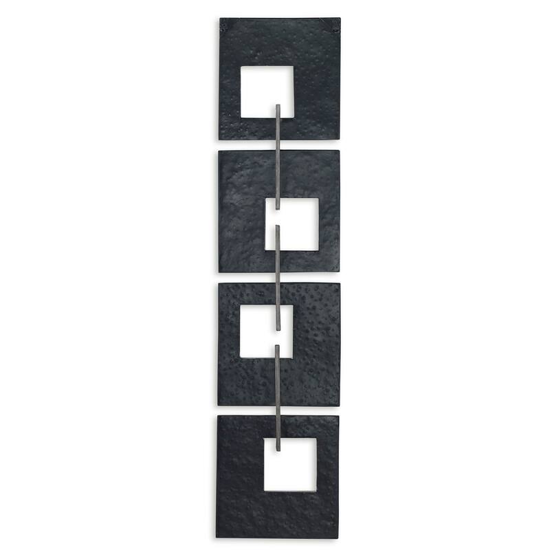Linked Metal Wall Decor - 60.75" - Champagne Gold Finish