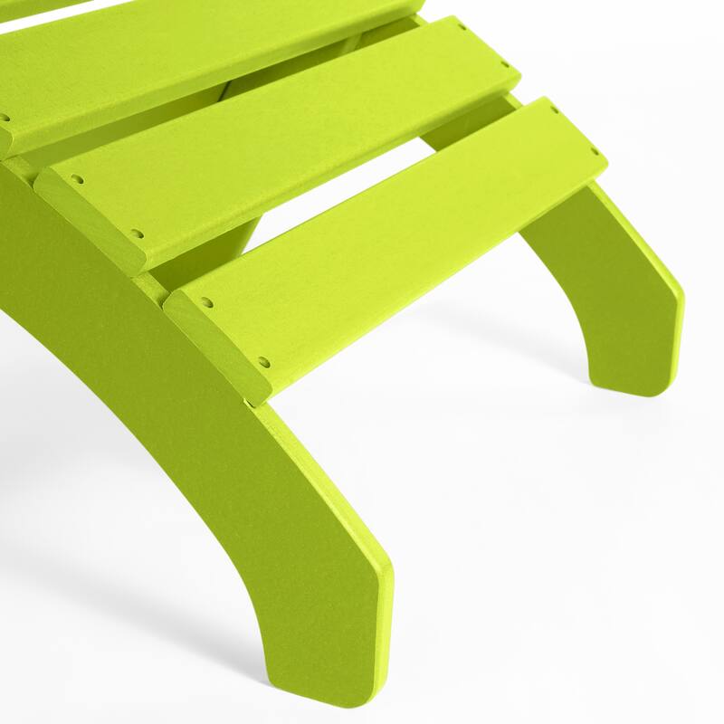 Polytrends Altura Outdoor Adirondack Folding Ottoman