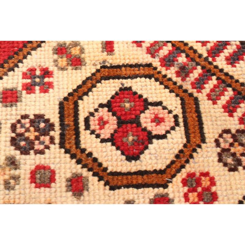 ECARPETGALLERY Hand-knotted Andelz Red Wool Rug - 3'11 x 6'6