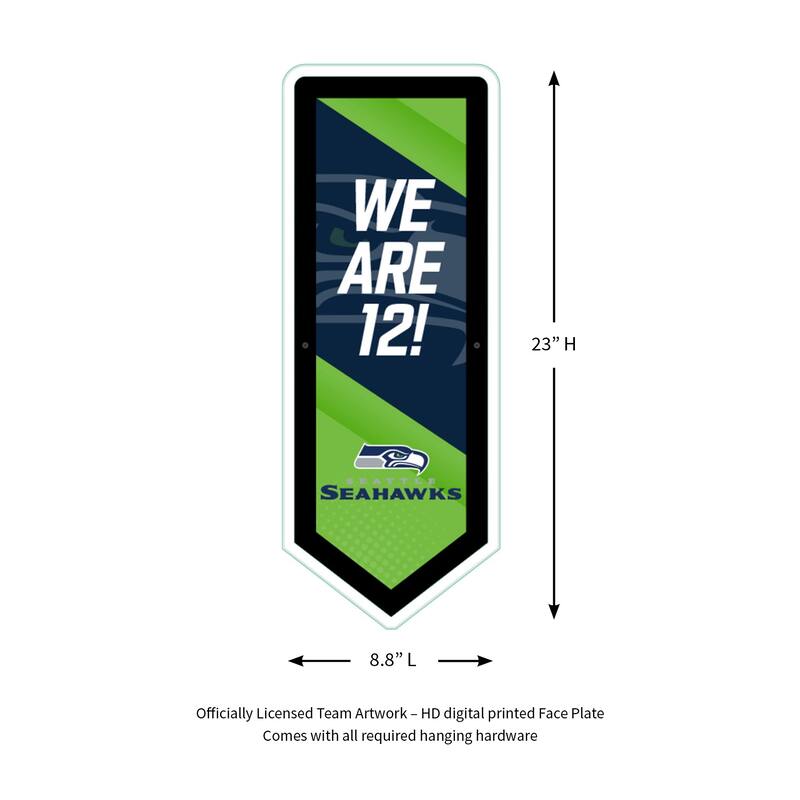 Seattle Seahawks LED Lighted Sign