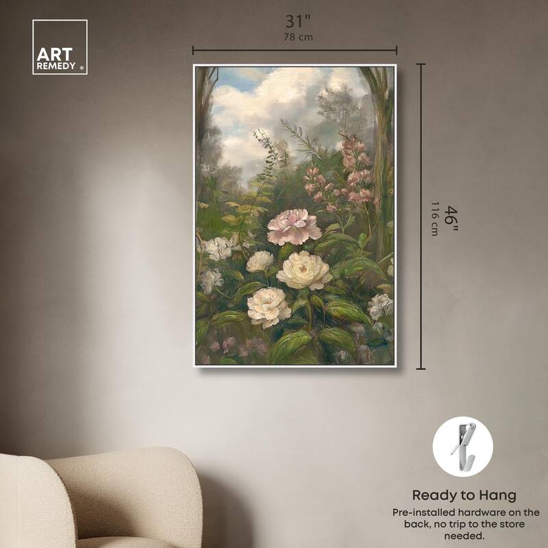 Woodland Bloom Canvas by Art Remedy