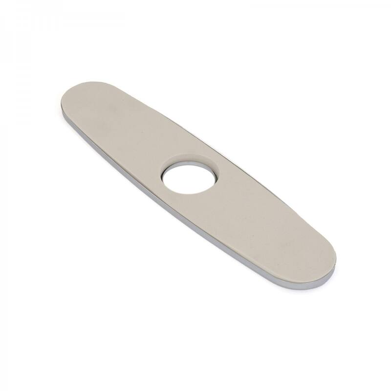 Widespread Sink Faucet Cover Plate 8 in. Chrome Plated Widespread Sink Faucet Cover Plate Renovators Supply