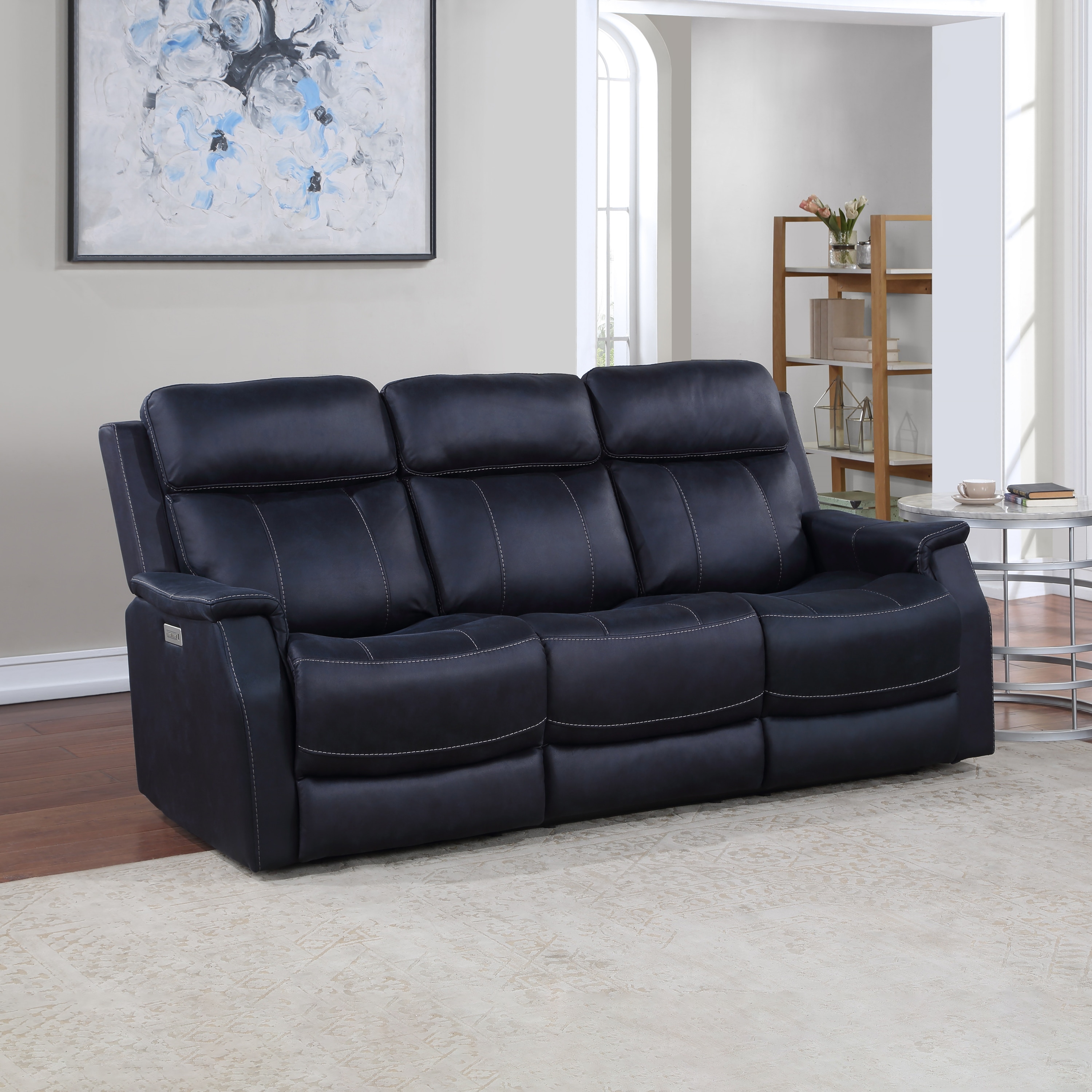 Indigo bay deals leather reclining sofa