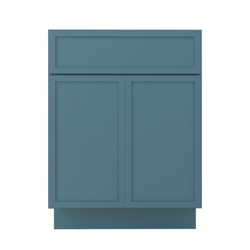 Vanity Art 24" Freestanding Single Base Storage Cabinet with Soft Close Doors