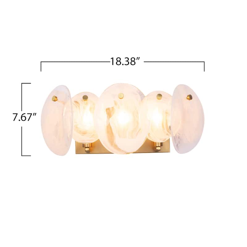 Artcraft Lily Bathroom Vanity - Brushed Brass Finish