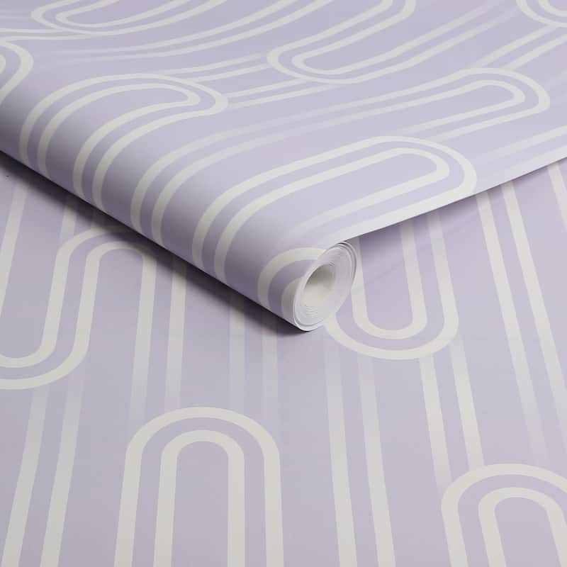 Envy Ups n Downs Lavender Wallpaper