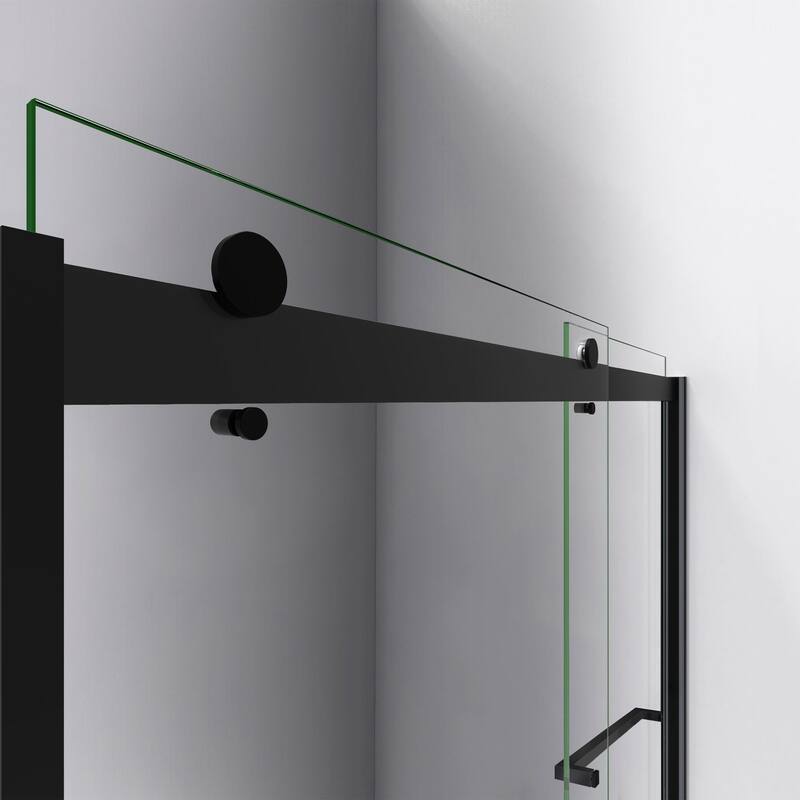 DreamLine Sapphire 56-60 in. W x 76 in. H Semi-Frameless Bypass Shower Door