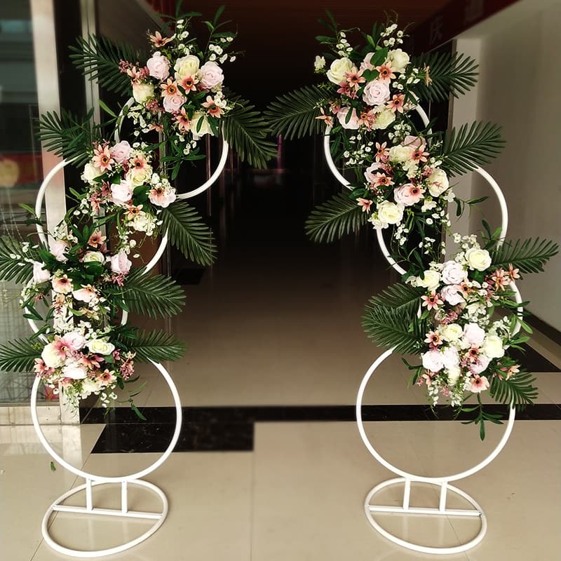 Wedding Backdrop and Signs Round Arch Metal Circle Stan