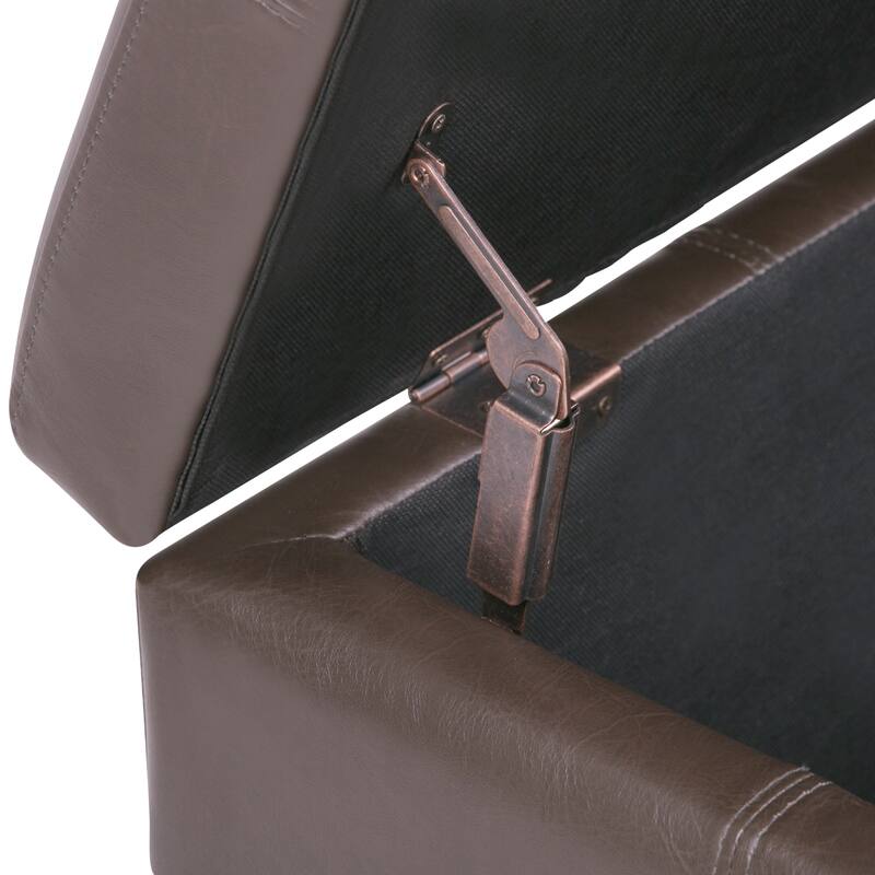 WYNDENHALL Stanford Upholstered Storage Ottoman