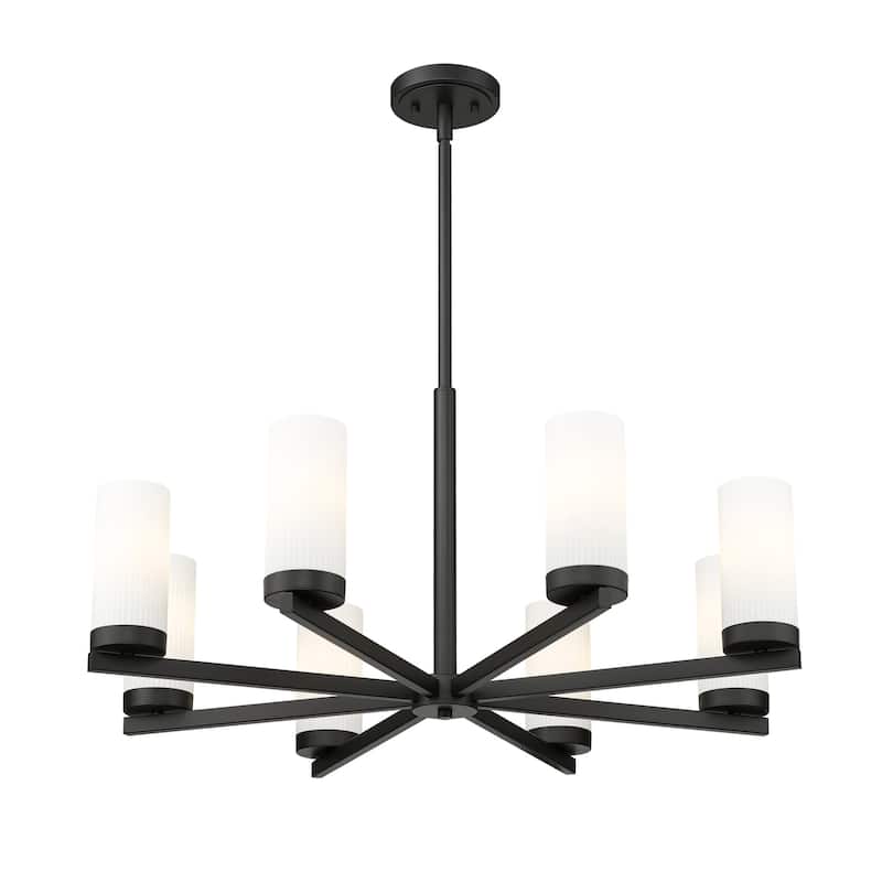 Z-Lite 3044-8 Danica 8 Light 32" Wide Candle Style Chandelier
