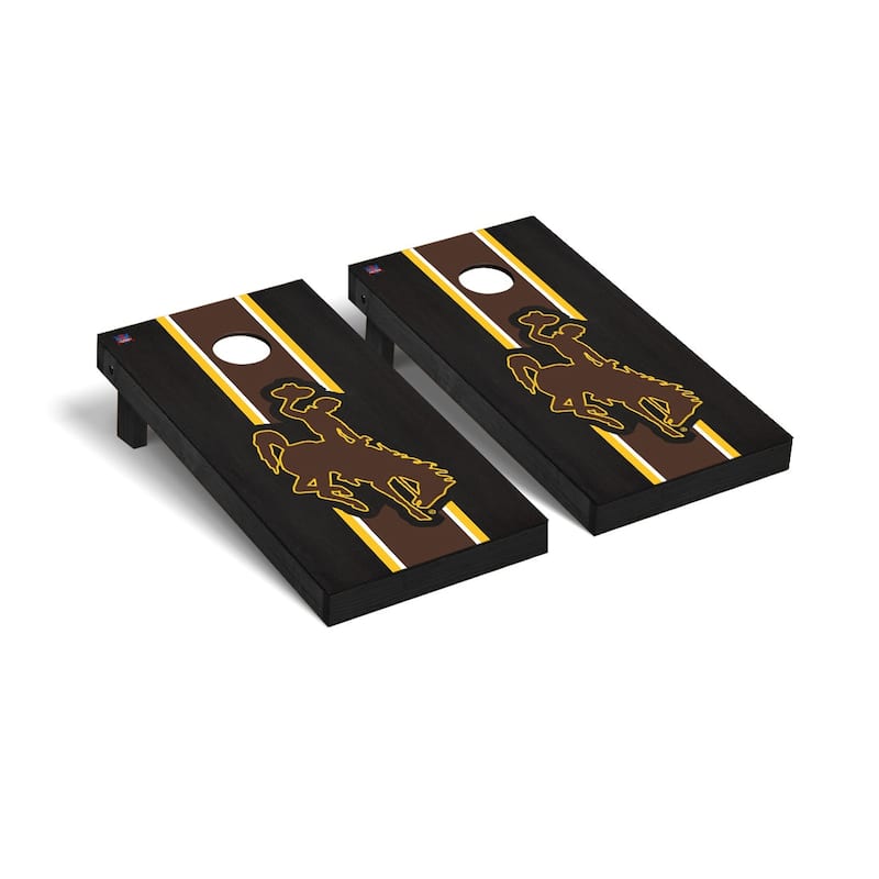 Wyoming Cowboys 2x4 Pro Cornhole Boards - V8 - Include LED Lights