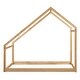 preview thumbnail 5 of 7, Modern Style Pine Wood Twin Size Wooden House Bed, Versatile Design, Can Be Decorated
