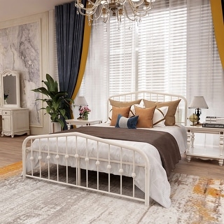 Aufank metal new arrivals bed frame