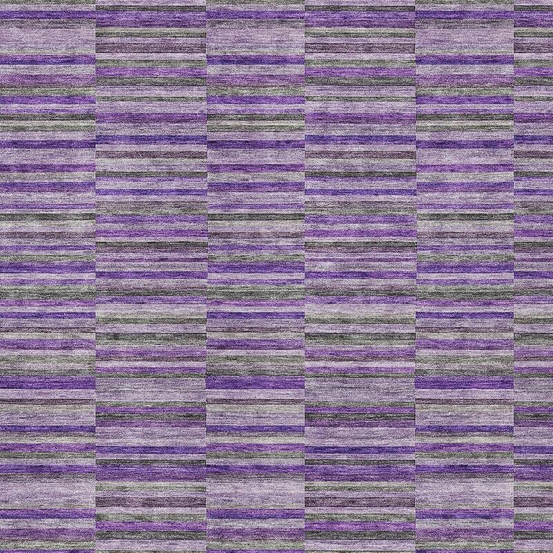 HomeRoots Striped Transitional Rectangle Outdoor Rug