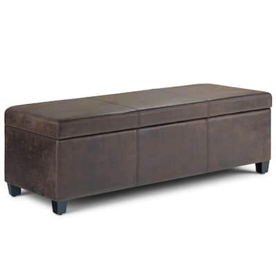 Modern Storage Ottoman Bench for Living Room