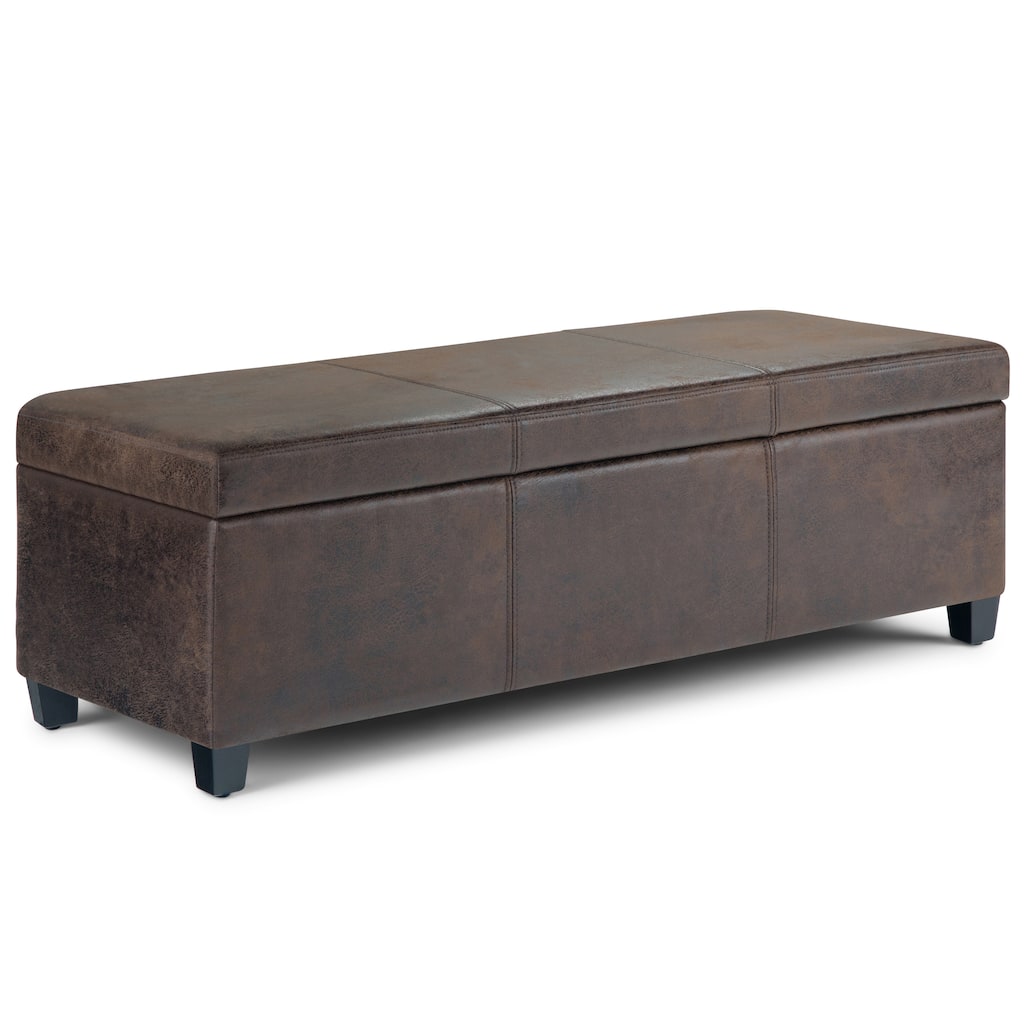 Modern Storage Ottoman Bench for Living Room