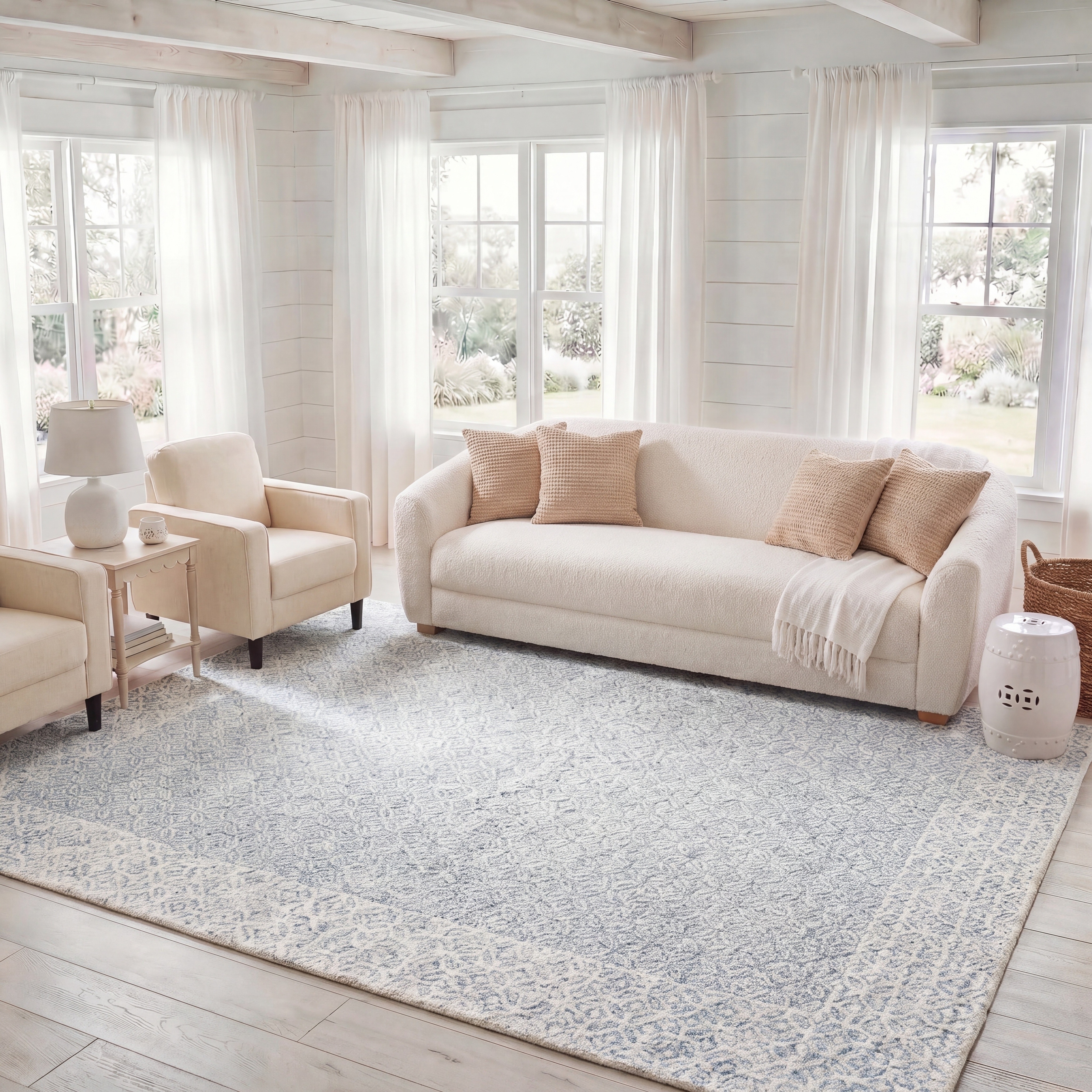 SAFAVIEH Handmade Abstract Lubomira Modern Wool Rug