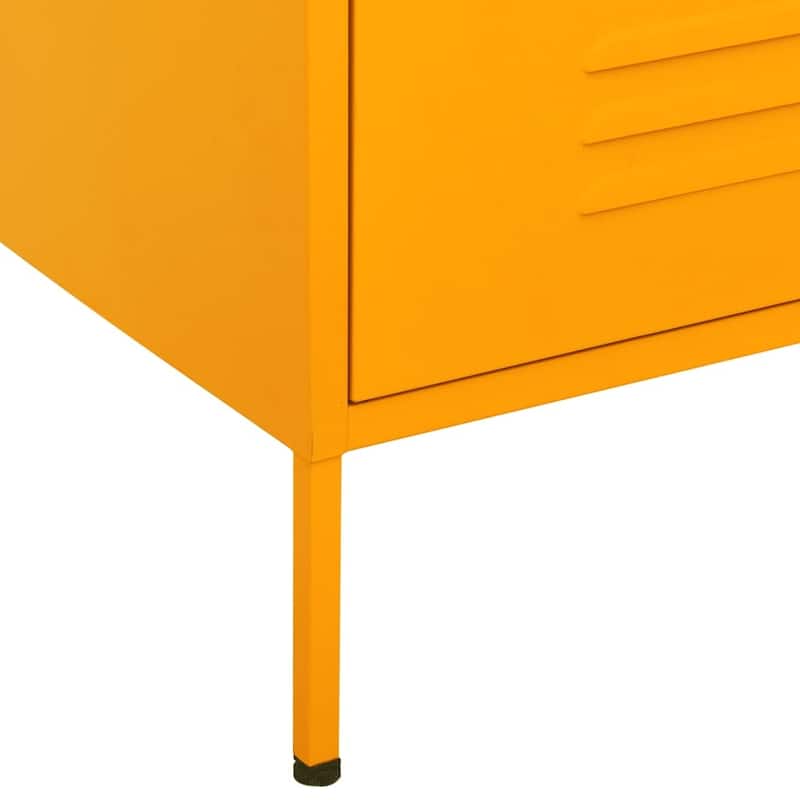 vidaXL Chest of Drawers Dresser for Bedroom Sideboard Storage Cabinet Steel